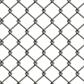 chain link fencing erode